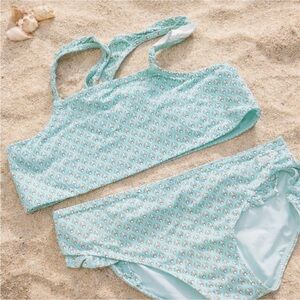 Vineyard Vines Light Blue Shell Bikini Set size~ Med NWT